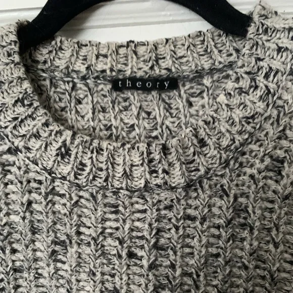 Marled, Cropped Theory Sweater - Picture 2 of 5